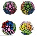 Squaad Magic Cube Set of 3 Popular Cubes bundles- Pyraminx Pyramid 3-d Puzzle cube Megaminx Cube and Gold Mirror Cube Black Great Entertainment For Adults and Kids B01JB1NP9Q